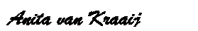 Tekstvak: Anita van Kraaij